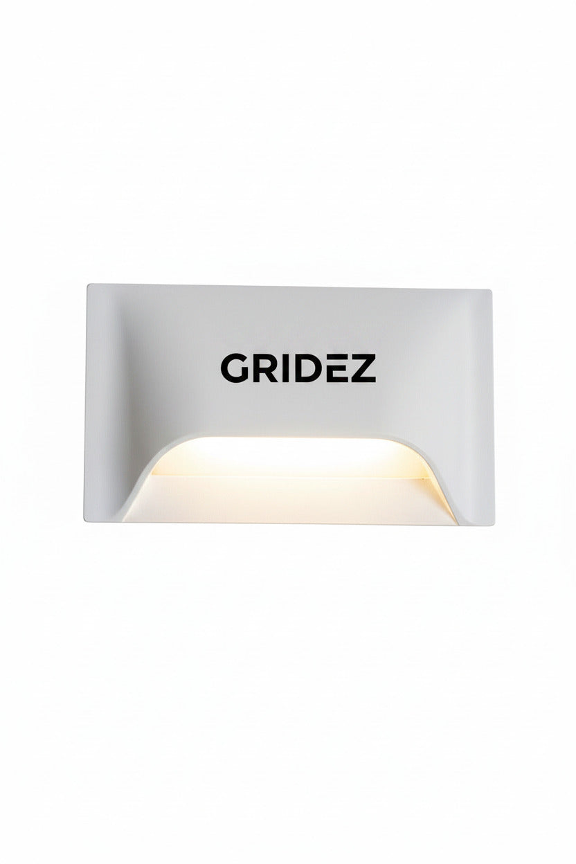 GRIDEZ 4M Foot Light | White & Black Body