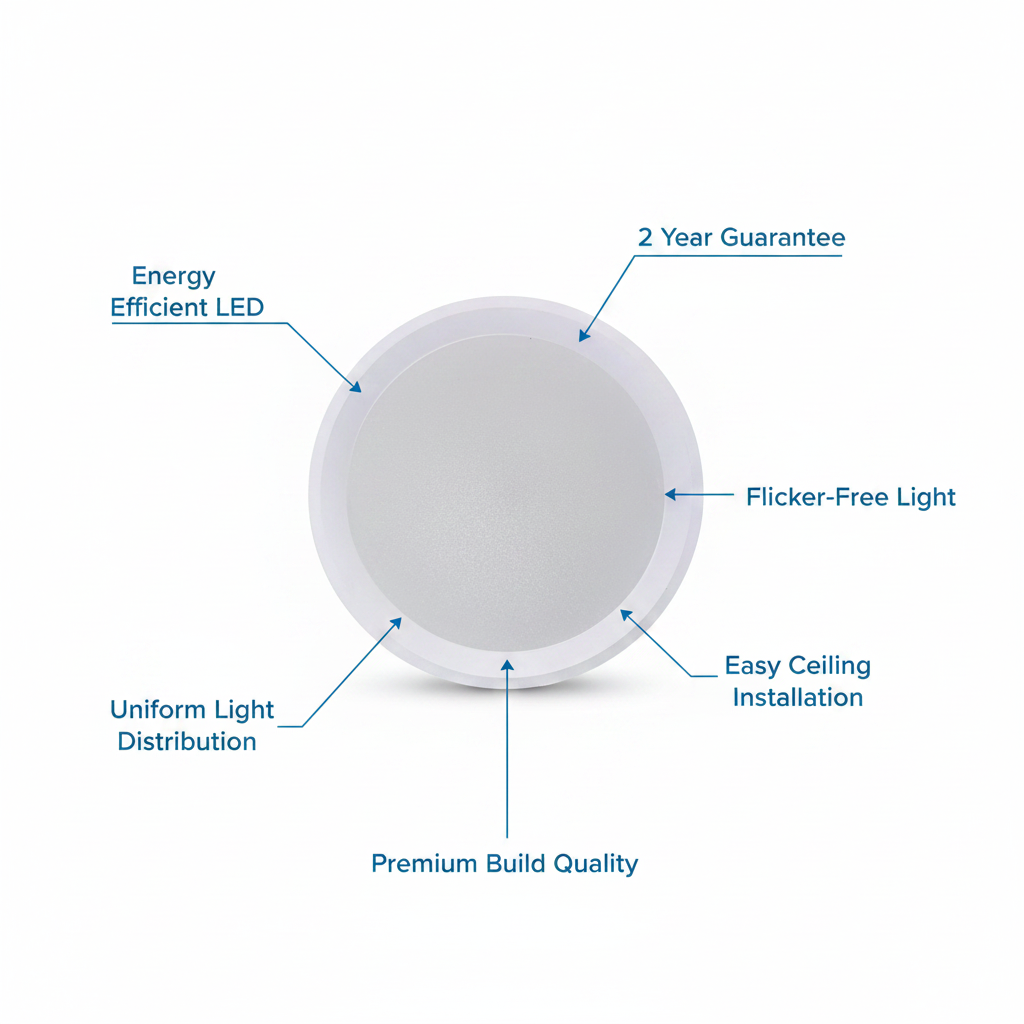 LED Panel Product Infographic